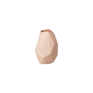 【新品】 Rosenthal Surface稜境中型花瓶-粉-14cm