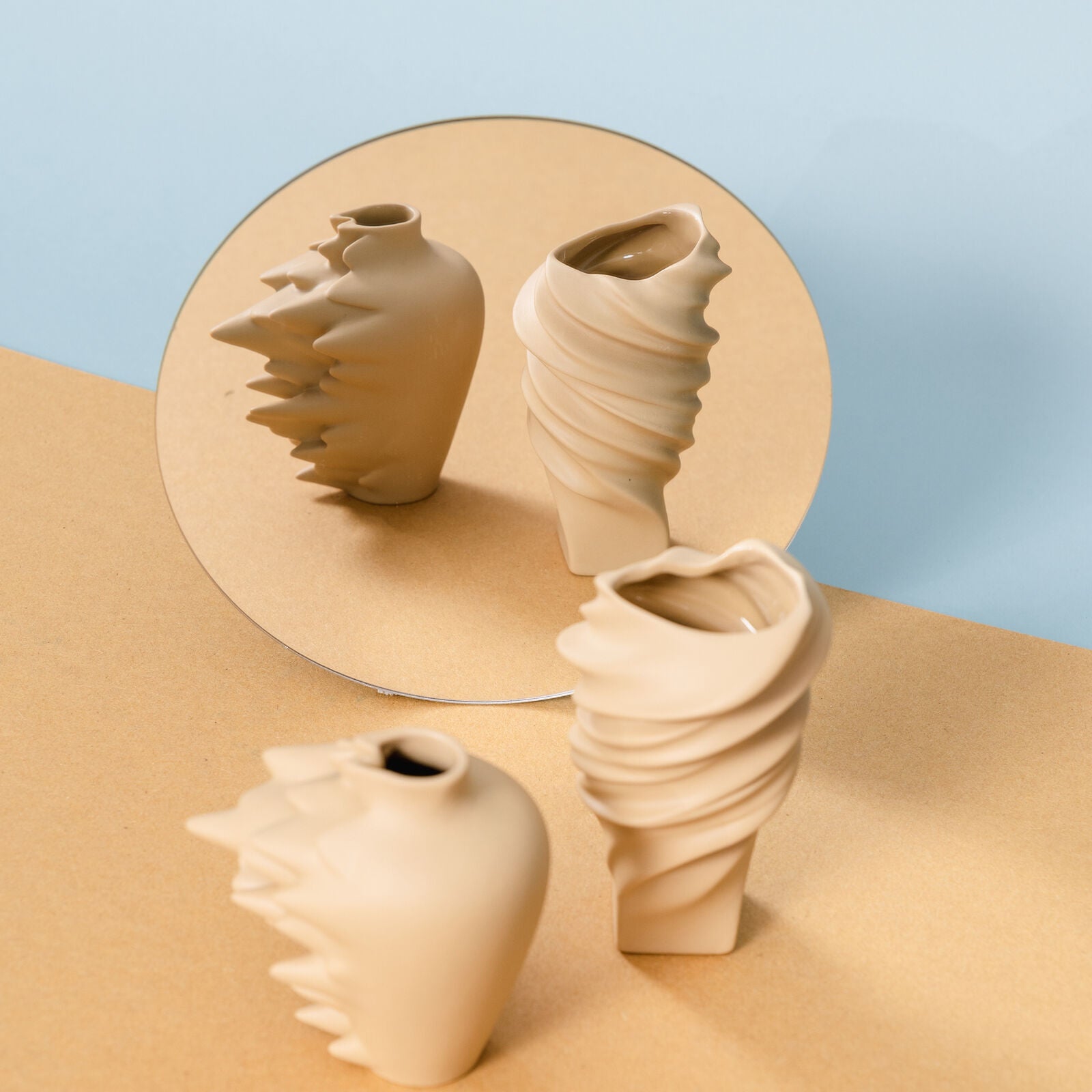 【新品】Rosenthal Squall風暴迷你花瓶-黃
