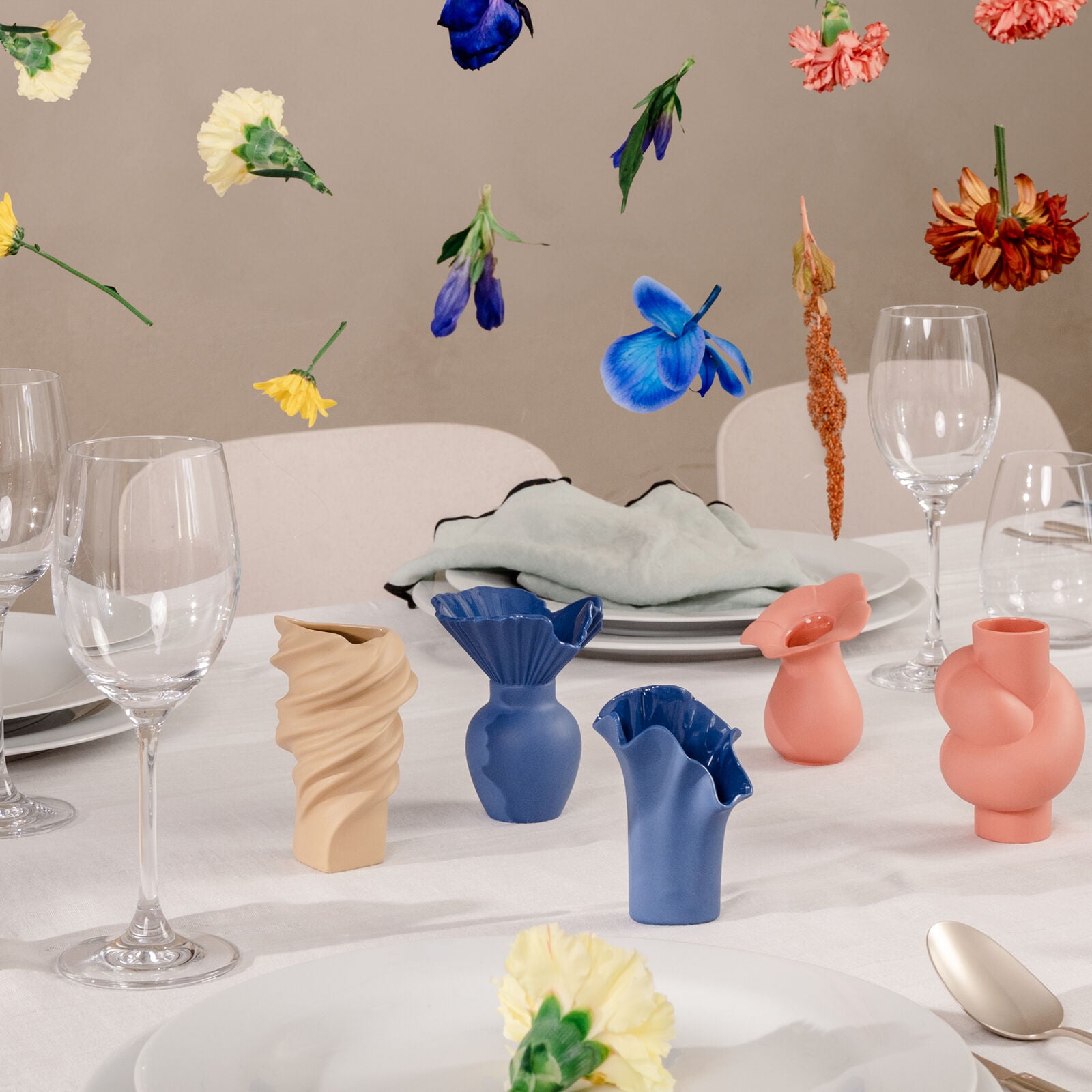 【新品】Rosenthal Squall風暴迷你花瓶-黃