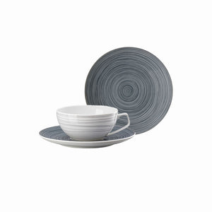 【任選】Rosenthal TAC條紋2.0點心盤+條紋2.0茶杯組-240ml
