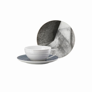 【任選】Rosenthal TAC條紋2.0點心盤+條紋2.0茶杯組-240ml