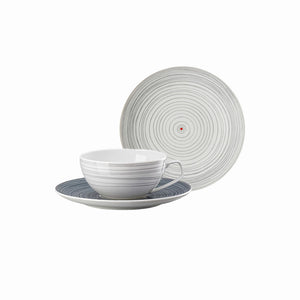 【任選】Rosenthal TAC條紋2.0點心盤+條紋2.0茶杯組-240ml
