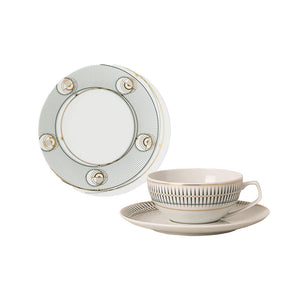 【新品】Rosenthal TAC藝趣16cm 點心盤+240ml 茶杯組