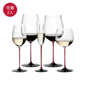 【任選優惠】Riedel Sommeliers Black Series 紅梗黑底酒杯-2入