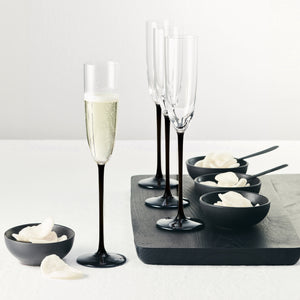 【官網獨家/任選】Riedel Sommeliers Black Series 黑梗黑底酒杯-2入