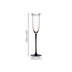 【官網獨家/任選】Riedel Sommeliers Black Series 黑梗黑底酒杯-2入