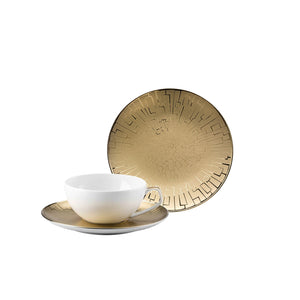 Rosenthal TAC條紋2.0茶杯組+點心盤-金