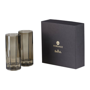 Versace 晶燦美杜莎 高威杯-黑-2入