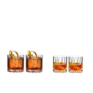 【任選優惠】Riedel Bar 威士忌/調酒杯對杯- 4入