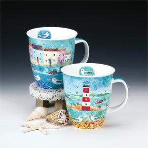 【新品】Dunoon 海岸秘境骨瓷馬克杯對杯-480ml