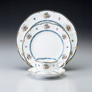 NARUMI 東方之月骨瓷骨瓷雙人茶杯點心盤組
