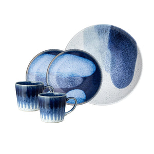 【官網獨家年中慶優惠】Denby 藍色藝匠漸層馬克杯點心餐盤組