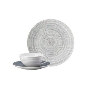 Rosenthal TAC條紋2.0茶杯組+餐盤