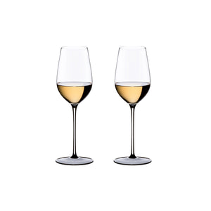 Riedel Sommeliers Black Tie Riesling 麗絲玲手工白酒杯-黑底-2入組