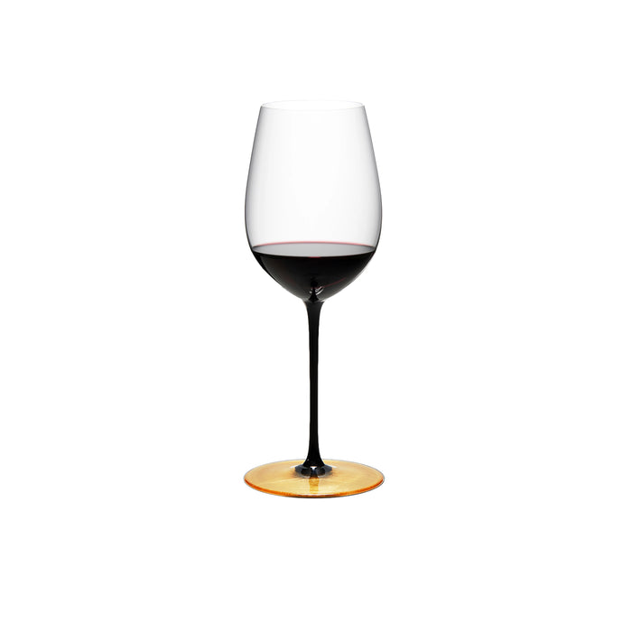 【預計2024年5月底到貨/限量】RiedelSommeliers Black Tie Bordeaux 波爾多手工紅酒金箔杯