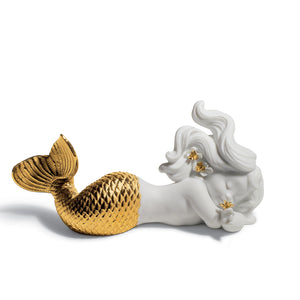Lladro 愛作夢的黃金美人魚