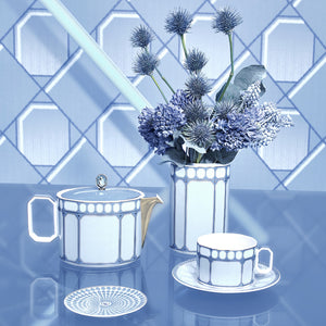 Rosenthal x Swarovski聯名 Signum茶壺-藍-750ml