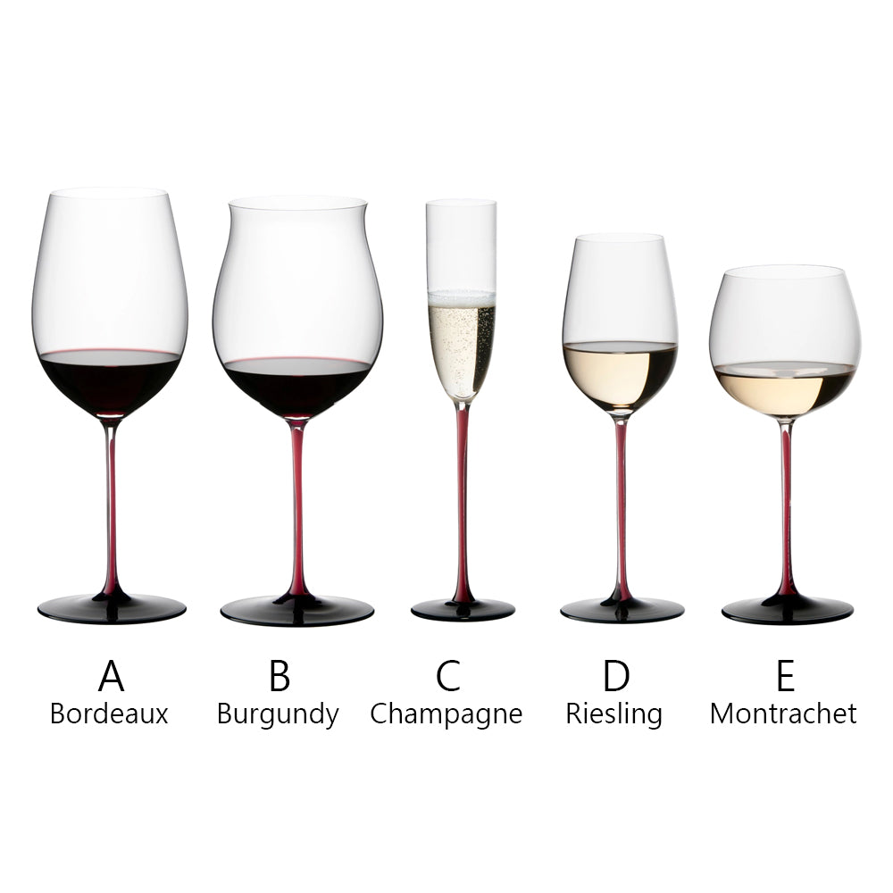 【第2件5折】Riedel Sommeliers Black Series 紅梗黑底手工酒杯