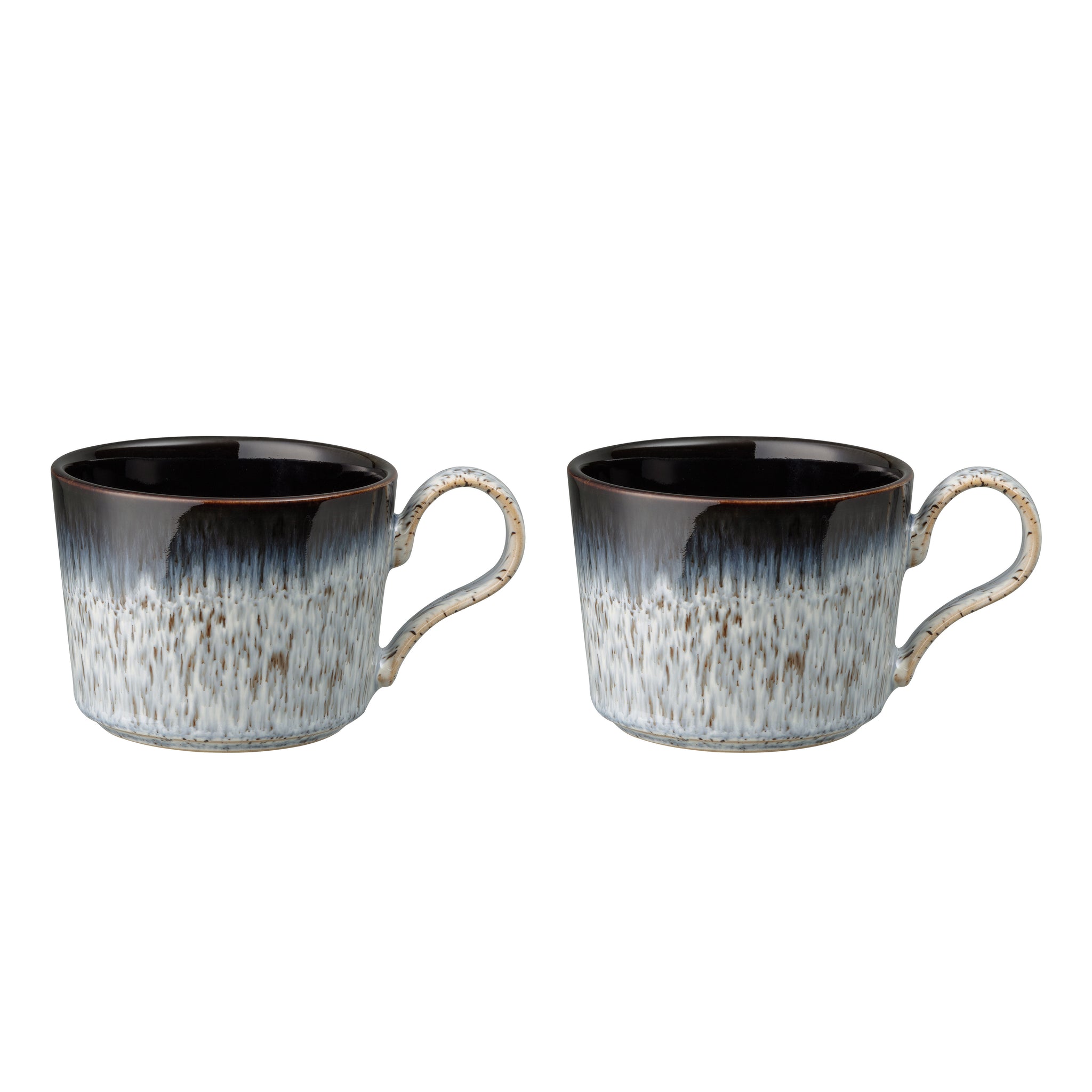 Denby 光環茶壺+茶杯/咖啡杯組-2入+點心盤-2入