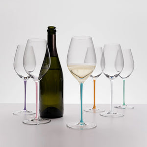 Riedel Fatto A Mano Champagne 香檳手工杯-橘-1入