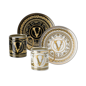 Versace 維爾圖斯饗馬克杯點心盤組-4入