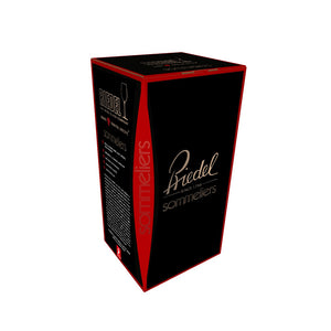 【預計8月中到貨】Riedel Sommeliers Black Series Montrachet 蒙哈榭手工白酒杯-紅梗黑底-1入