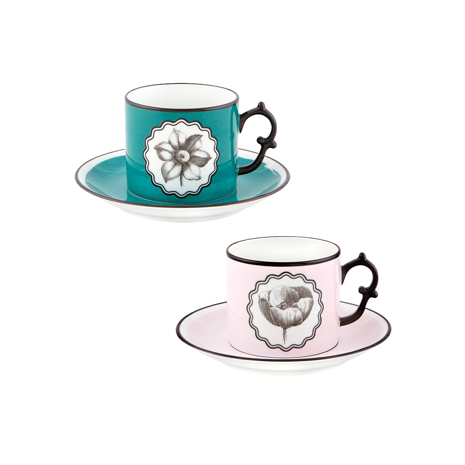 Vista Alegre 法式花園茶杯組-2入-227ml