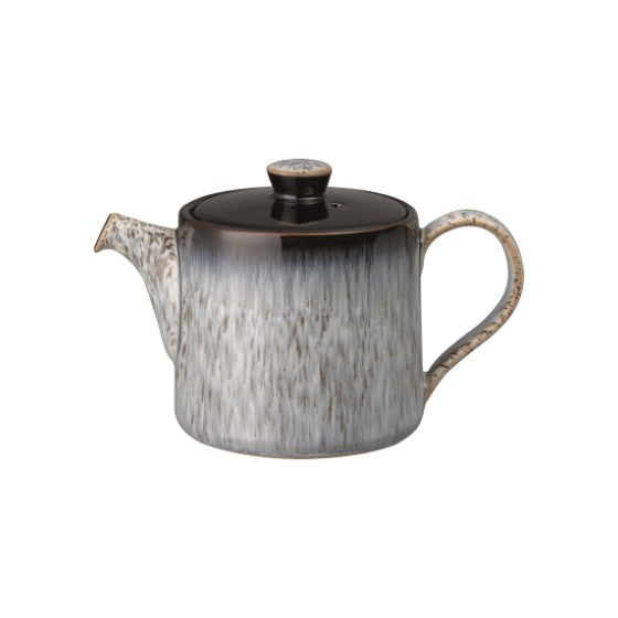 Denby 光環茶壺+茶杯/咖啡杯組-2入+點心盤-2入